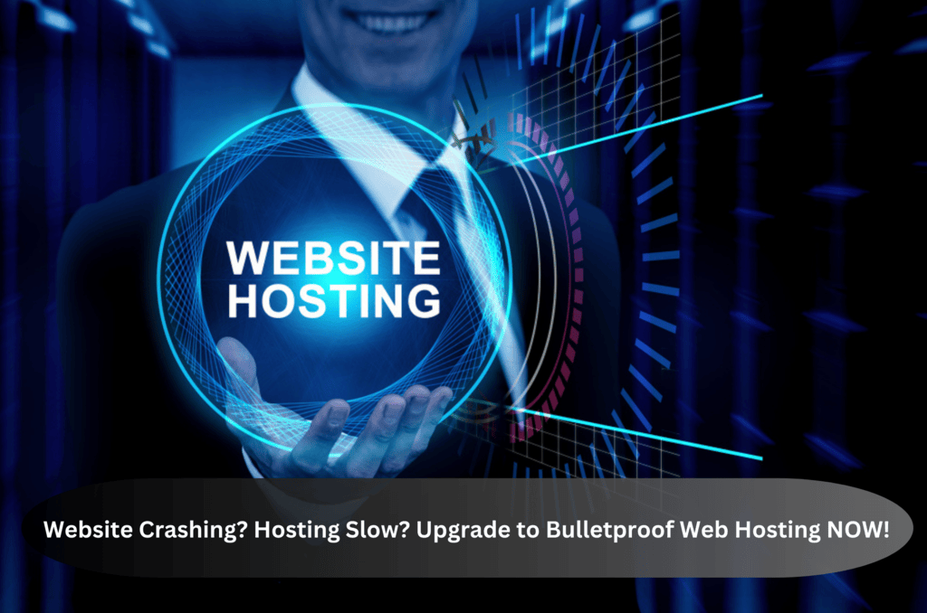 Website Crashing Hosting Slow Upgrade to Bulletproof Web Hosting NOW at Holinex Digital