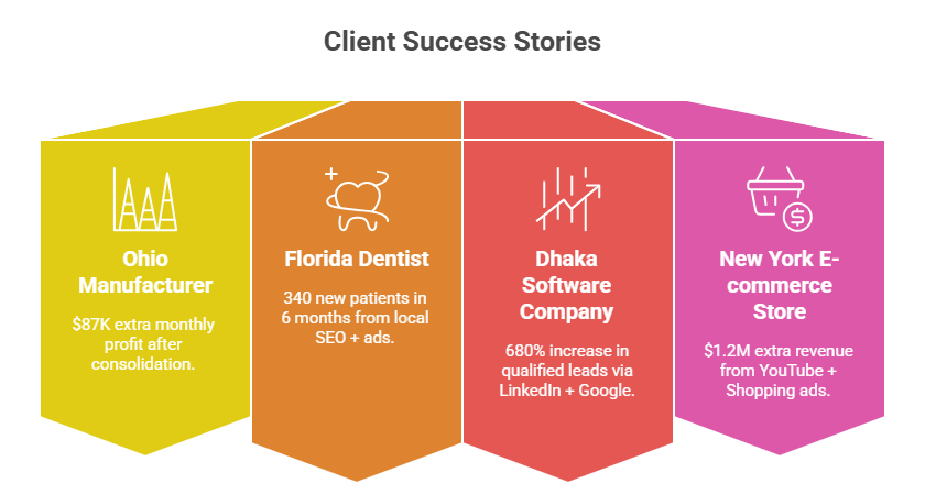 Real Clients, Real Results (2025 Case Studies)