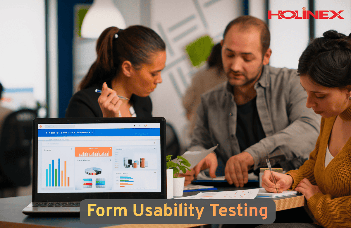 Form Usability Testing by holinex digital