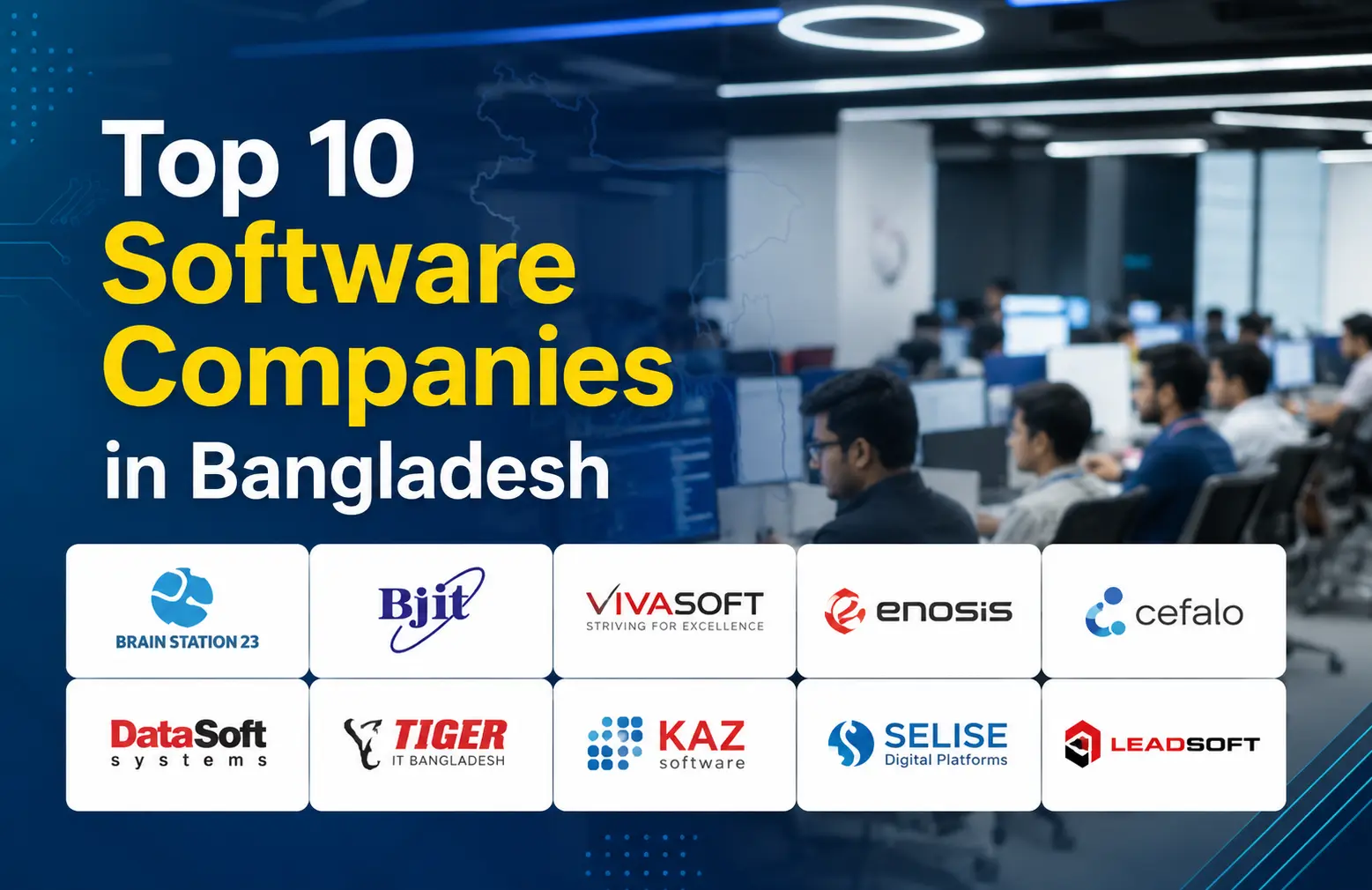Leading software companies in Bangladesh 2026